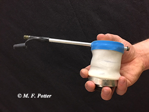 Dust formulations are easier to apply with a bellows duster.