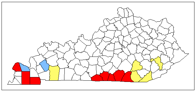 Kudzu bug map